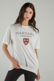 Camiseta, con estampado en frente, de Harvard