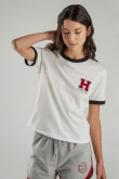 Camiseta, con estampado en frente, de Harvard