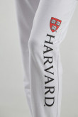 Pantalón jogger, con estampado en bota frente, de Harvard