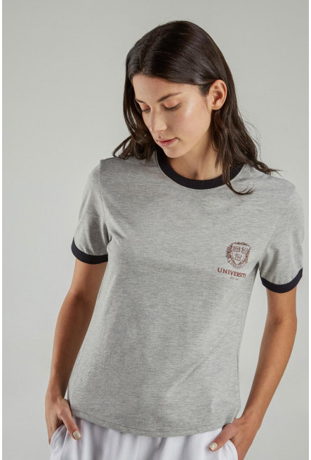 Camiseta, con estampado en frente, de Harvard