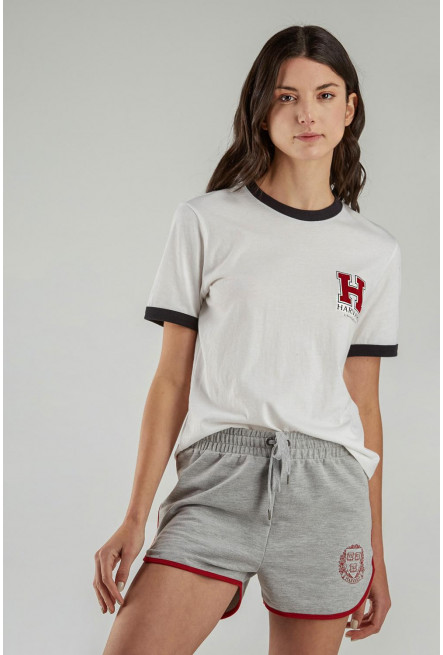 Short, con estampado en frente, de Harvard
