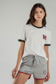 Short, con estampado en frente, de Harvard