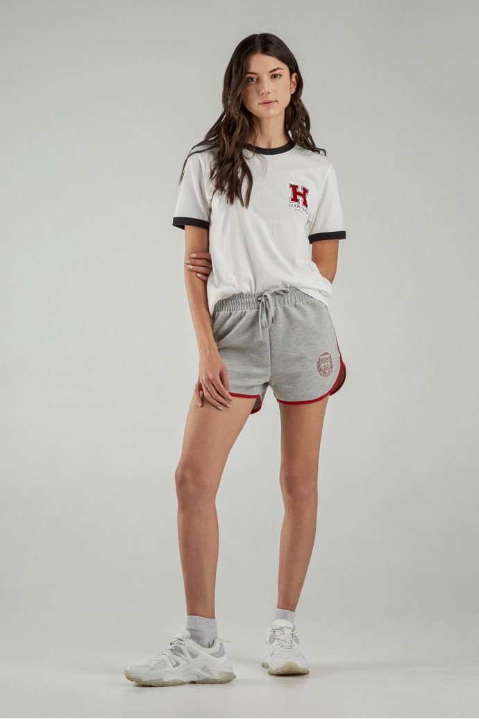 Short, con estampado en frente, de Harvard