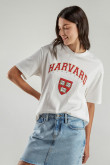 Camiseta, con estampado en frente, de Harvard