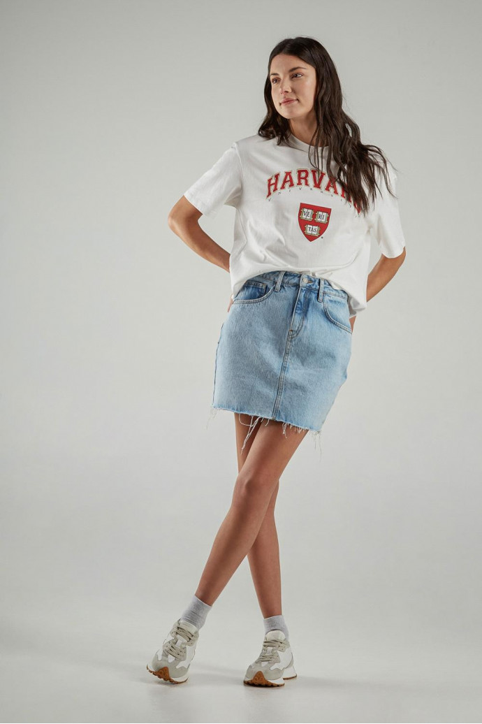 Camiseta, con estampado en frente, de Harvard