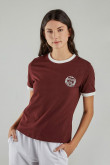 Camiseta, con estampado en frente, de Harvard