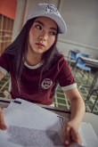 Camiseta, con estampado en frente, de Harvard