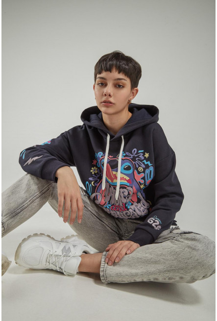 Buzo con capota oversize de Lilo & Stitch