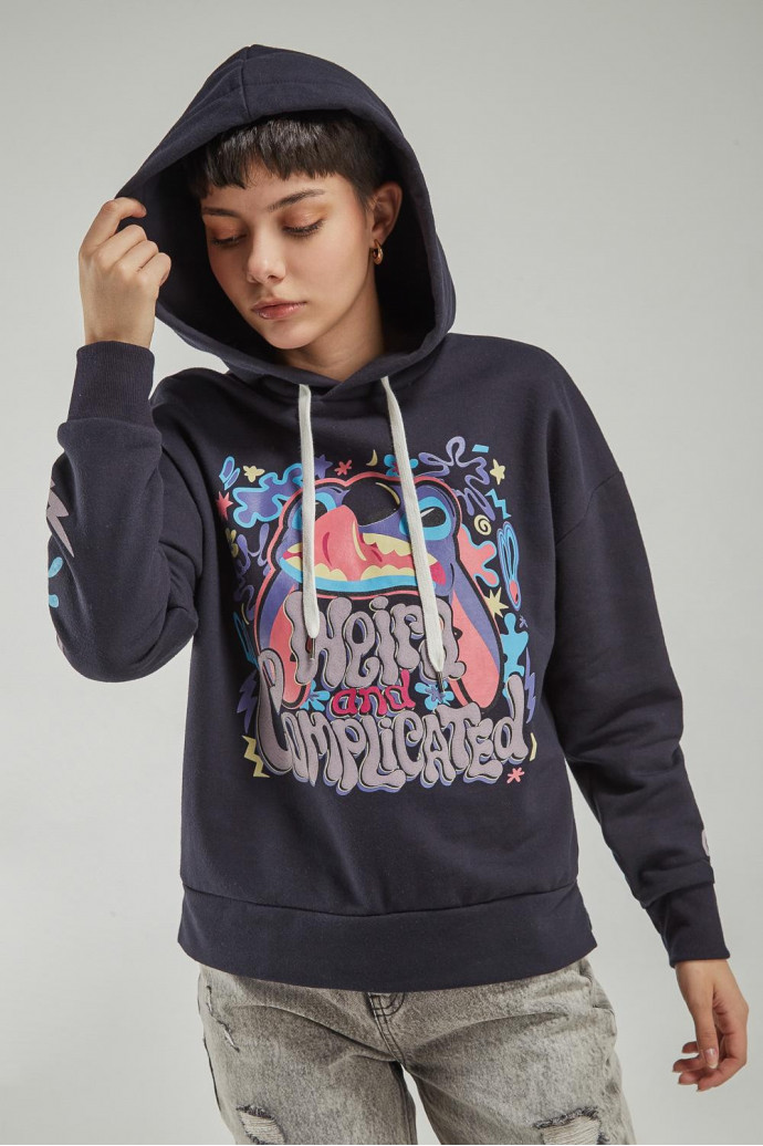 Buzo con capota oversize de Lilo & Stitch