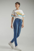 Jean jegging super alto