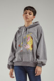 Buzo con capota estampado de La Vaca y El Pollito.
