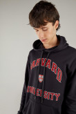 Buzo con capota, con estampado en frente, de Harvard