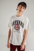 Camiseta, con estampado en frente, de Harvard