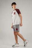Bermuda, con estampado en frente, de Harvard