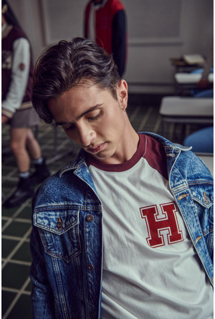 Camiseta, con estampado en frente, de Harvard