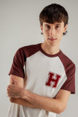 Camiseta, con estampado en frente, de Harvard