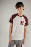Camiseta, con estampado en frente, de Harvard