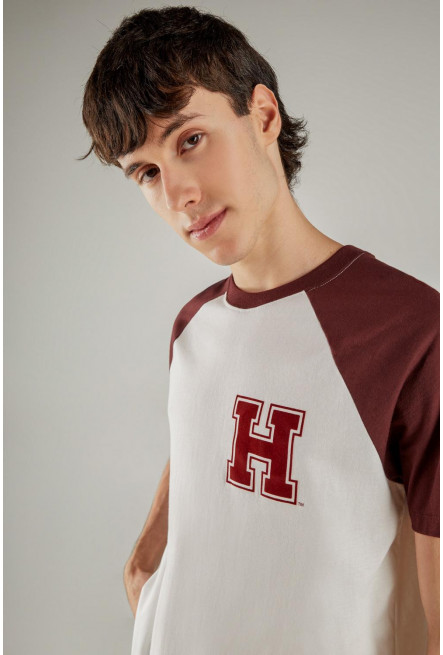 Camiseta, con estampado en frente, de Harvard