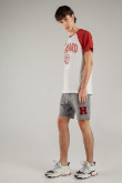 Camiseta, con estampado en frente, de Harvard