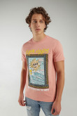 Camiseta manga corta estampada.
