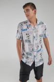Camisa con estampación Mickey