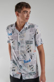 Camisa con estampación Mickey