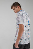 Camisa con estampación Mickey