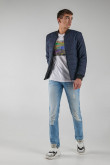 Chaqueta bomber acolchada