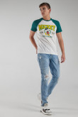 Camiseta manga ranglan de Mickey.