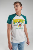Camiseta manga ranglan de Mickey.