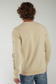Buzo cuello redondo estampado.