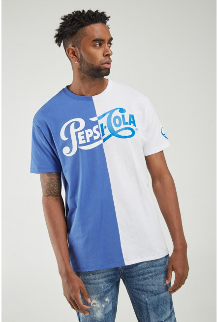 Camiseta manga corta, estampada de Pepsi.