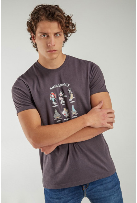 Camiseta manga corta estampada de Animaniacs