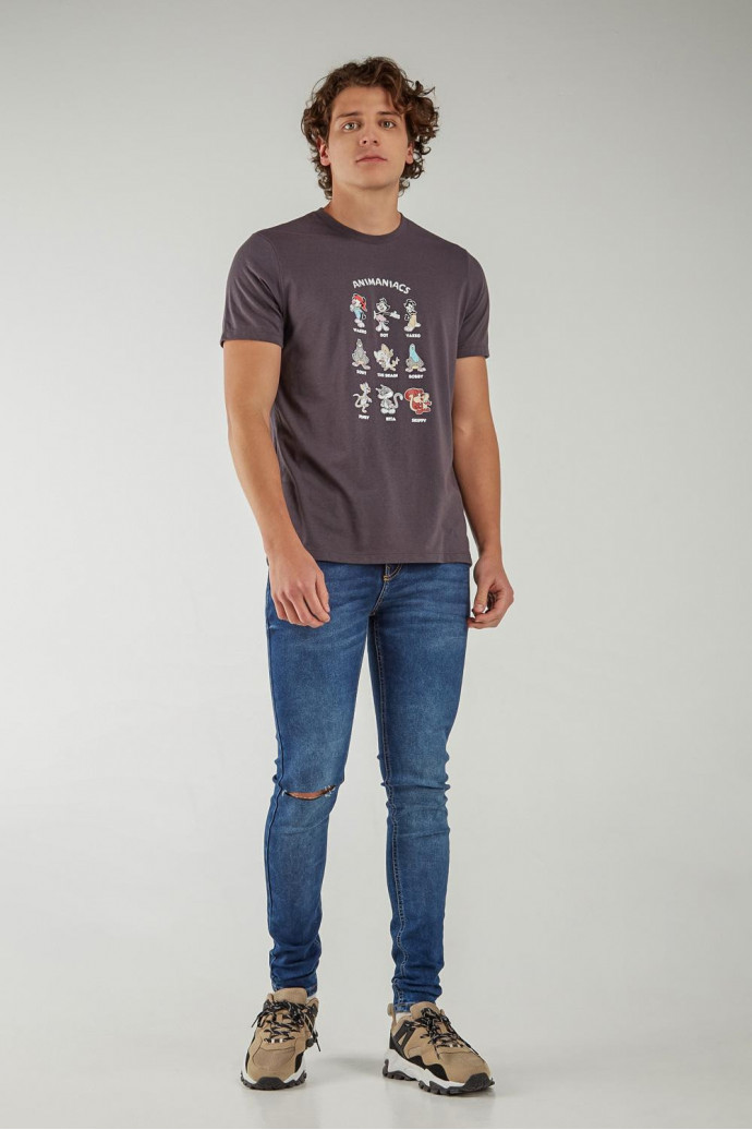 Camiseta manga corta estampada de Animaniacs