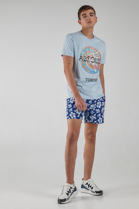 Camiseta manga corta estampada.