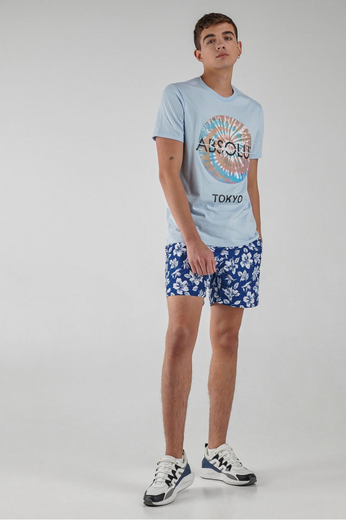 Camiseta manga corta estampada.