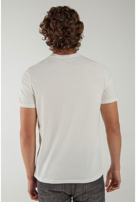 Camiseta básica manga corta con estampado