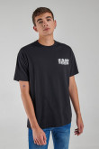 Camiseta manga corta con estampado.