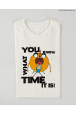 Camiseta, con estampado en frente, de Hora de Aventura.