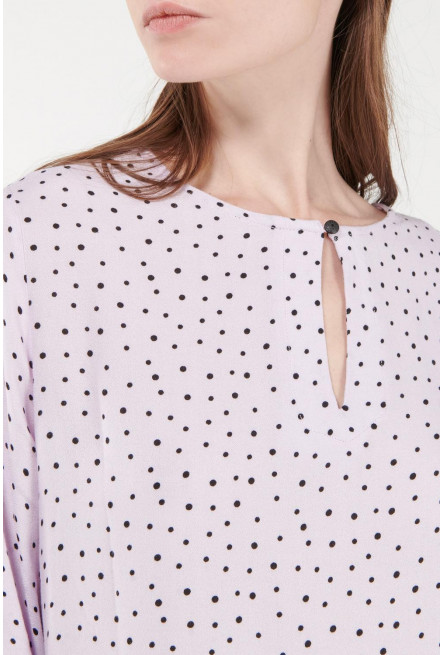 Blusa estampada manga larga