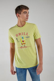 Camiseta manga corta estampado de Bob Esponja