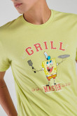 Camiseta manga corta estampado de Bob Esponja