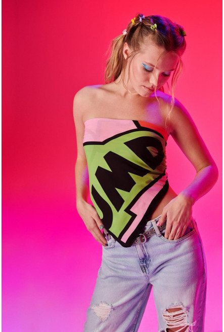 Pañuelo amplio, multiusos estampado, Festival Estéreo Picnic