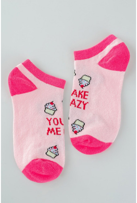 medias cortas con motivo