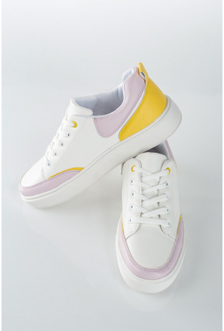 Tenis urbanos combinacion de color