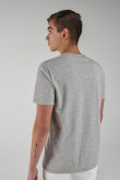 Camiseta estampada manga corta.