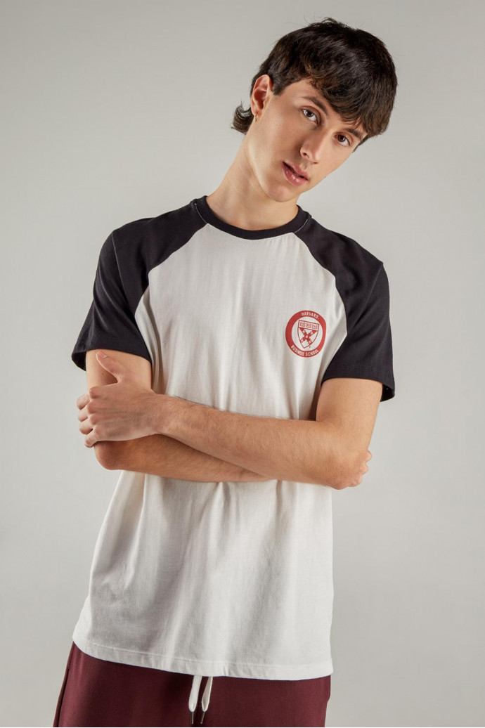 Camiseta, con estampado en frente, de Harvard