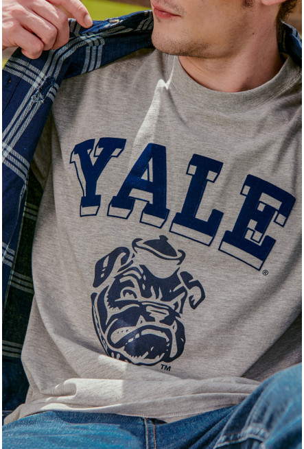 Camiseta, con estampado en frente, de Yale