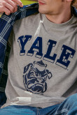 Camiseta, con estampado en frente, de Yale