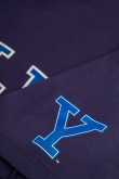 Camiseta, con estampado en frente y manga, de Yale